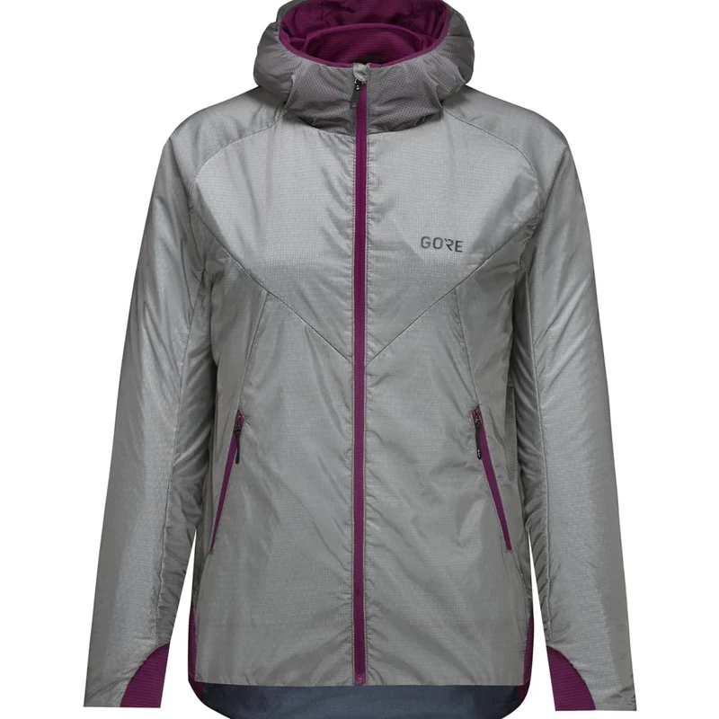 GOREWEAR R5 Women GORE-TEX INFINIUM™ Insulated Jacket, Lab Gray/Process Purple, 42