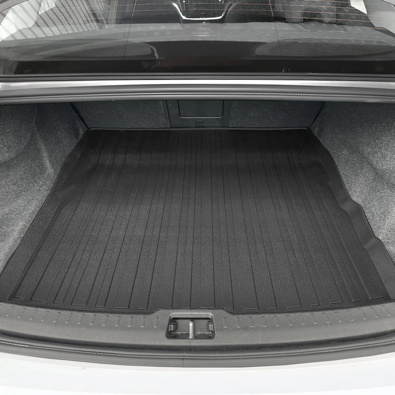 Premium Cargo Liner for Volvo S60 B5 Sedan 2019-2023- 100% Protection - Custom Fit Car Trunk Mat - All-Season Black Cargo Mat - 3D Shaped Laser Measured Trunk Liners for Volvo S60 T8