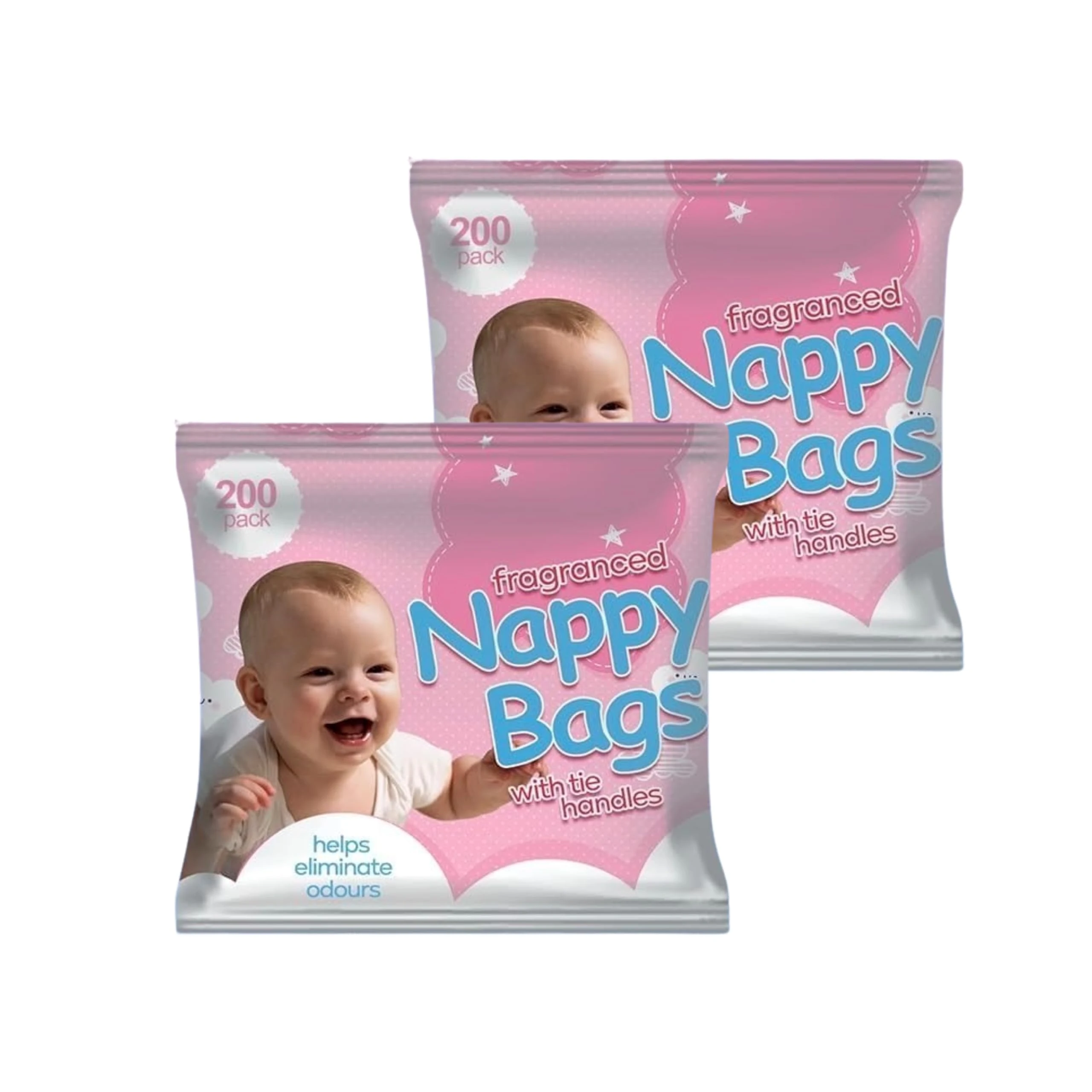ZYBUX - Fragranced Nappy Disposable Bags (2x200) - 400 bags