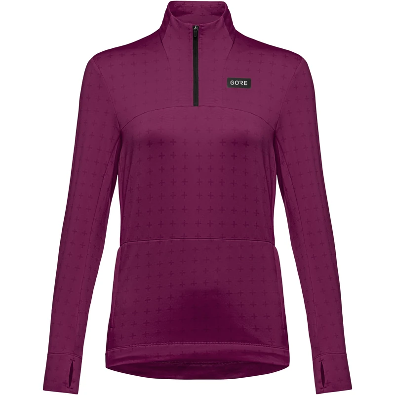 GOREWEAR Everyday Thermo 1/4-Zip Womens, Process Purple, 42