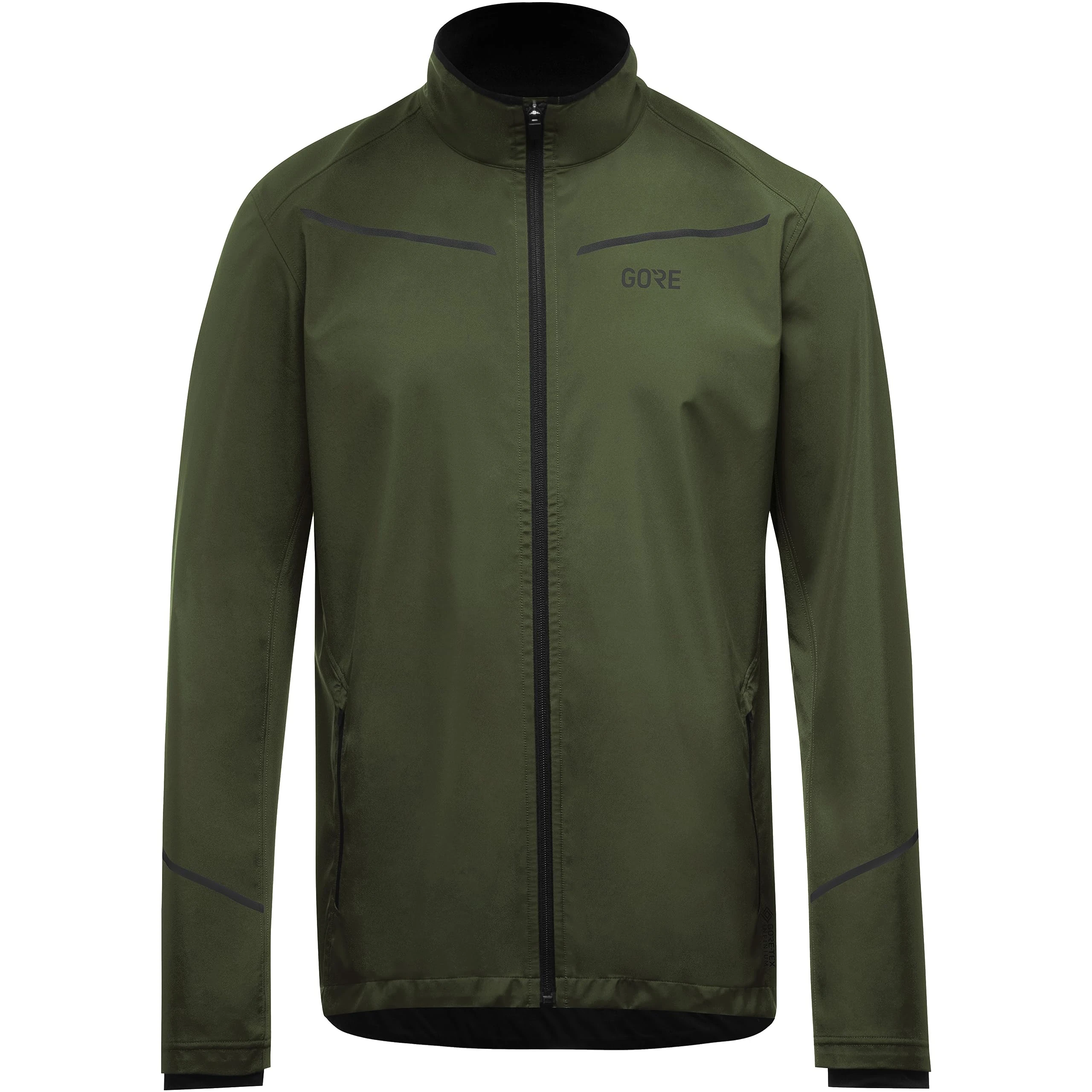 GORE WEAR Mens R3 Partial Gore-tex Infinium Jackets, Utility Green, L EU