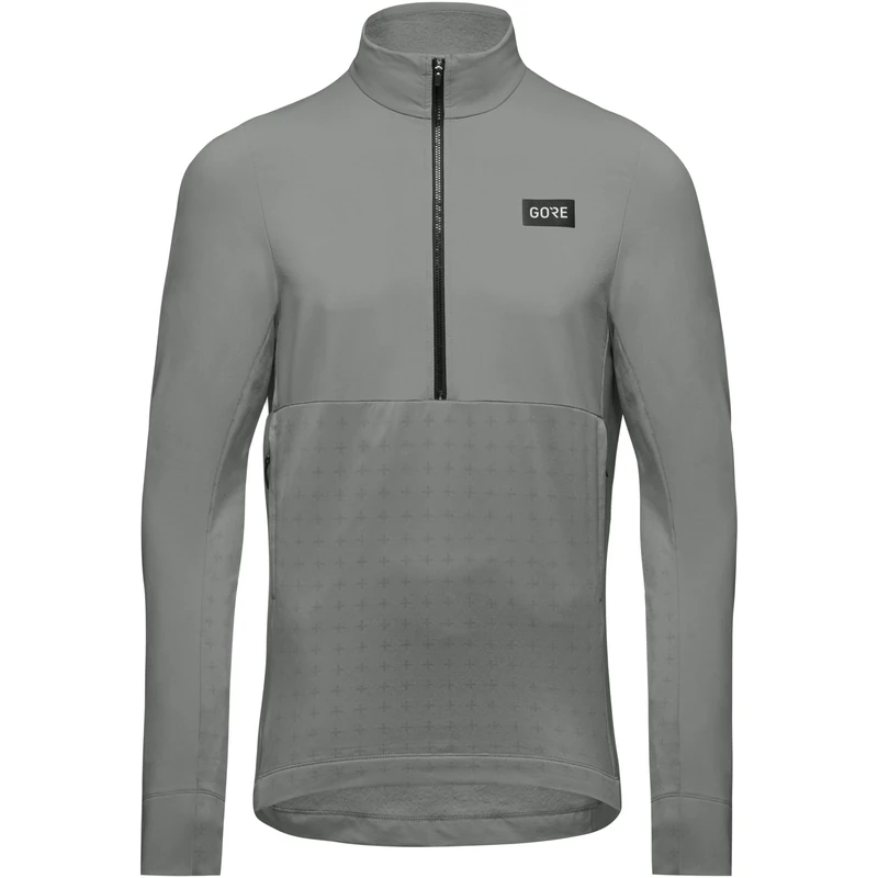 GOREWEAR TrailKPR Hybrid 1/2-Zip Mens, Lab Gray, M