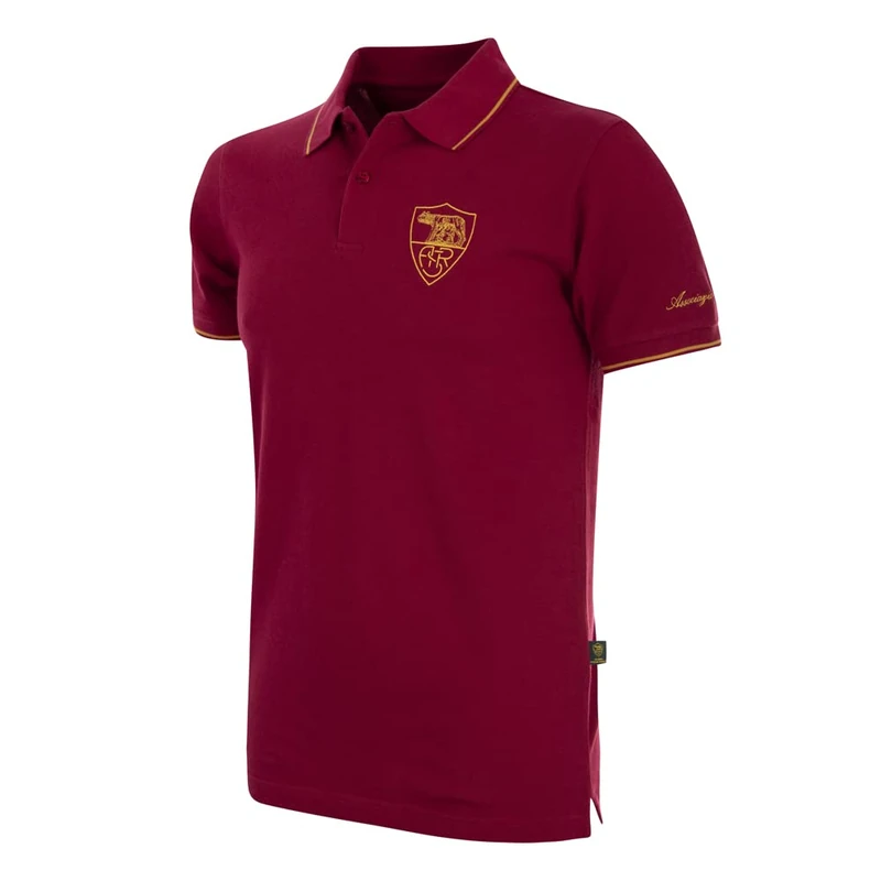 AS Roma Copa Polo Unisex-Adult, red, XL