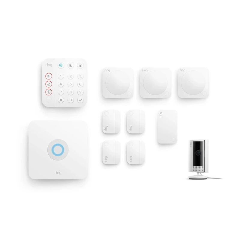 Ring Alarm Pack L + Indoor Camera Gen 2 - DIY Home Security System