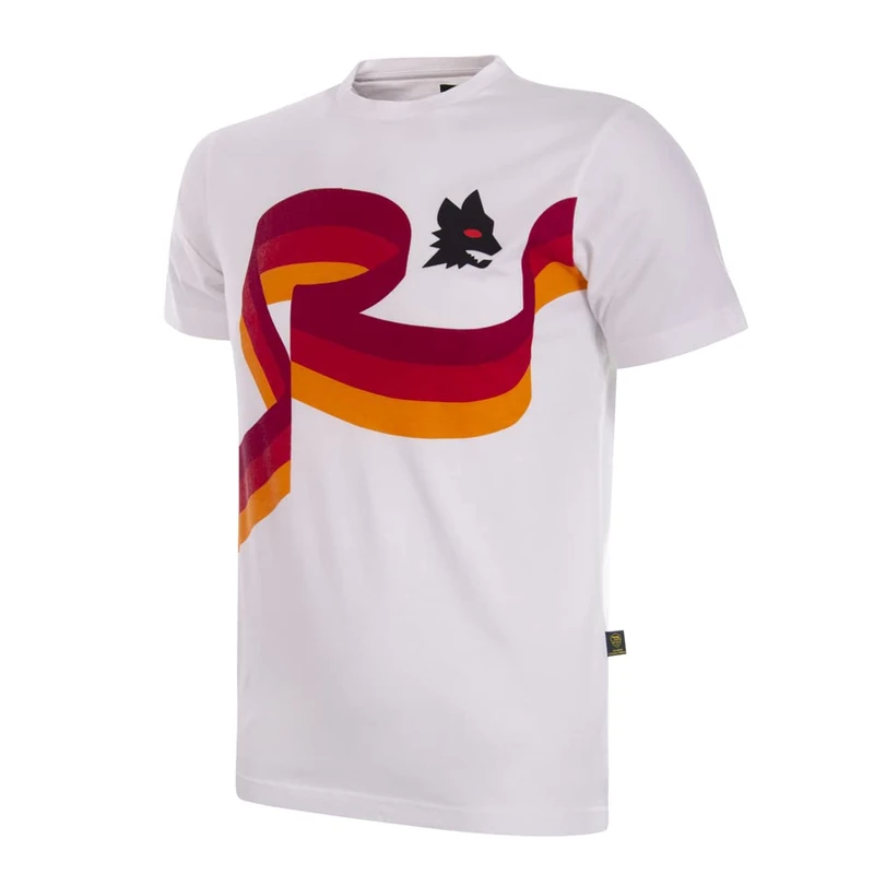 AS Roma Copa Unisex Adult T-Shirt, White, S