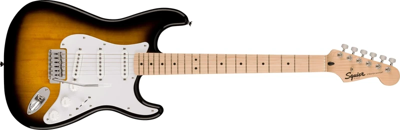 Fender Squier Sonic Stratocaster, Electric Guitar, 2-Colour Sunburst, Ideal for Beginners