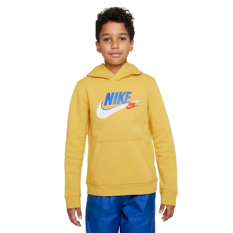 Nike Hoodie-FD1197 Sweatshirt Vivid Sulfur 170 - Image 1