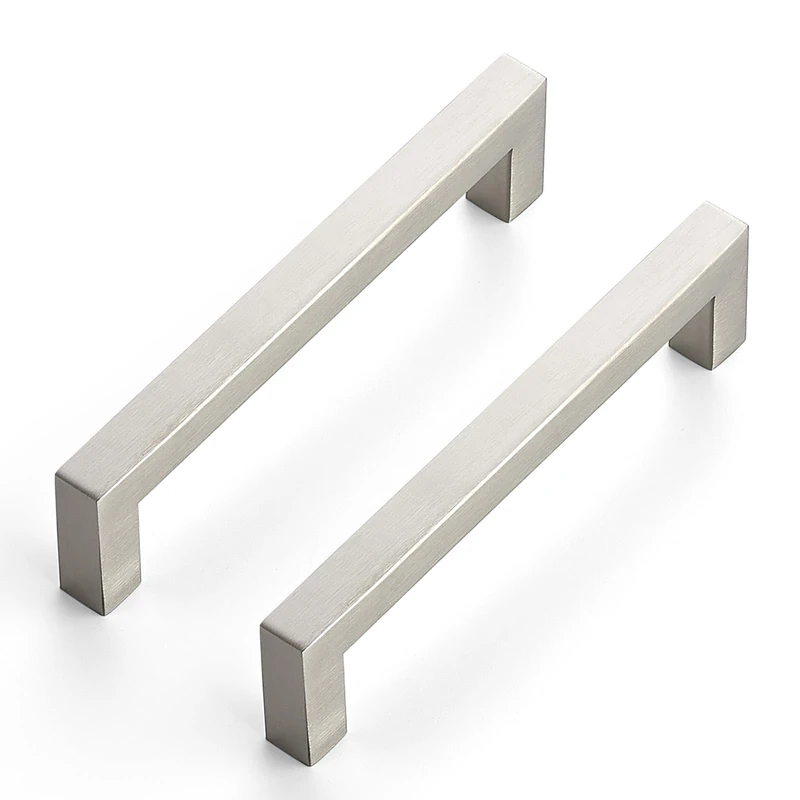 Brushed Nickel Cabinet Handles Drawer Pulls 5 Inch CC 25 Pack