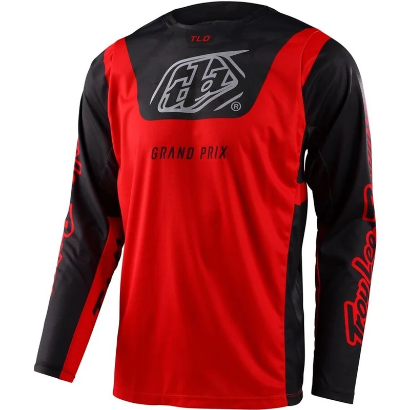 Troy Lee Designs Gp Pro 2023 Jersey-Camo Blends Motocross T-Shirt, red, M