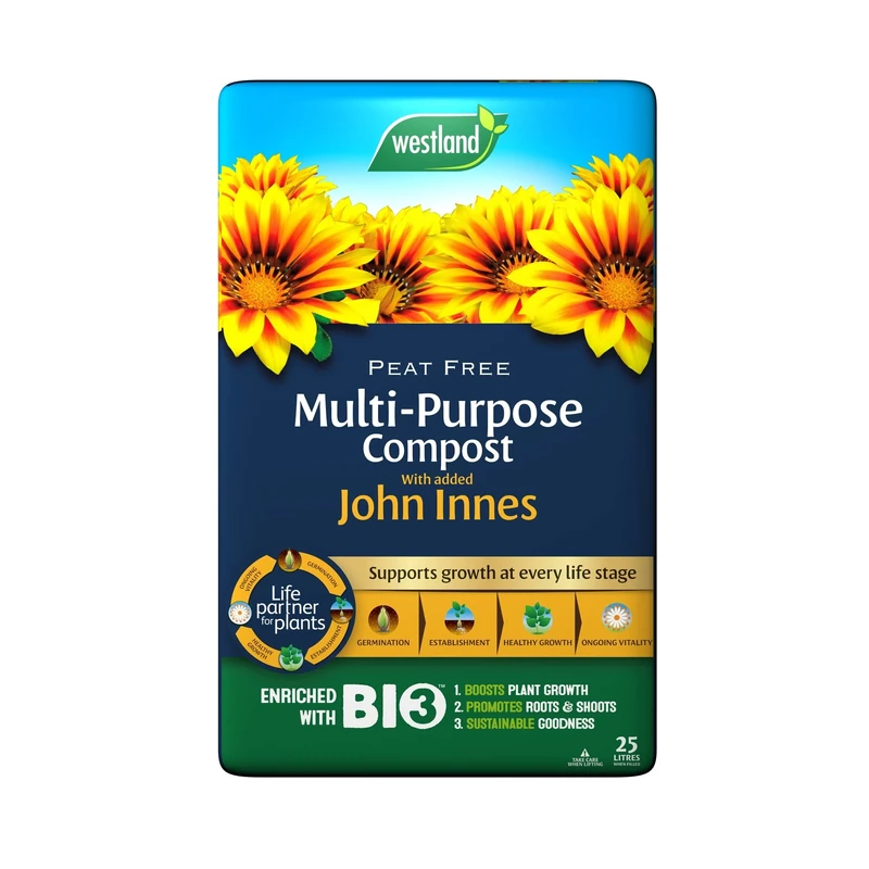 Westland Multi Purpose Compost with John Innes Peat Free 25L (10100177)