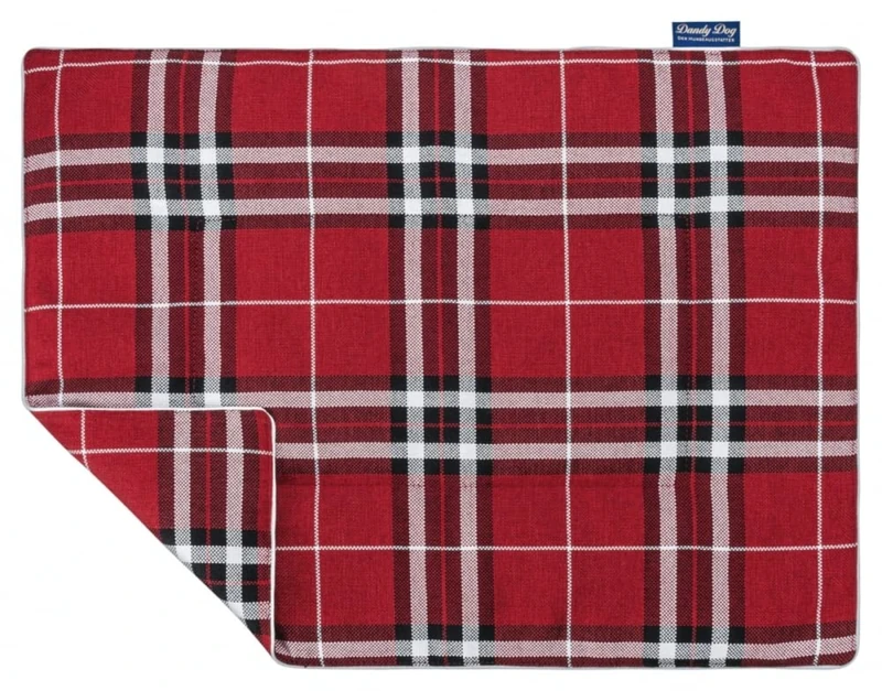 Dandy Dog Highlands Red Dog Blanket Washable Cuddly Robust Made in Germany Size XL