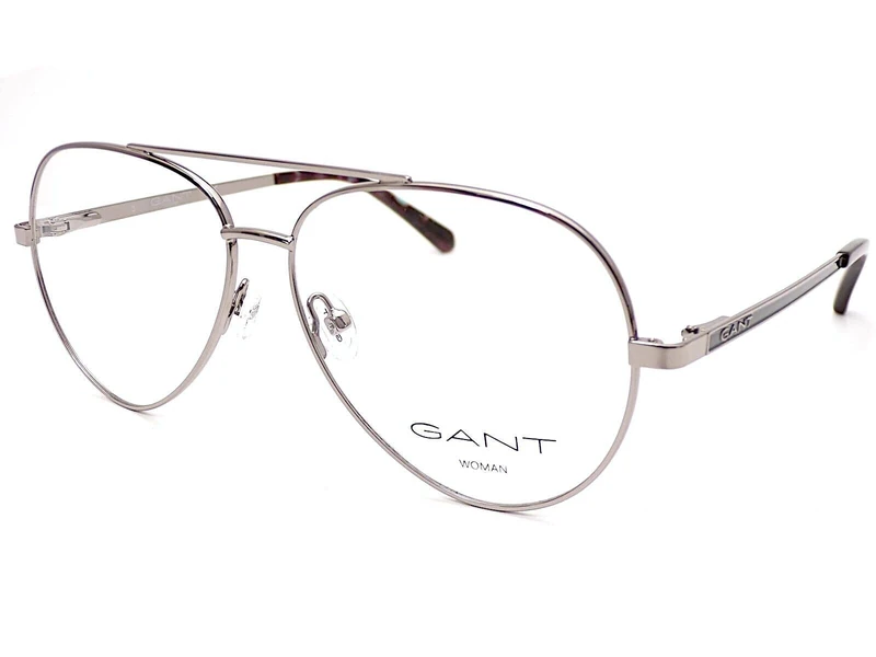 Gant GA4119 Glasses, Shiny Light Nickeltin, 54/12/140 for Women, Shiny Light Nickeltin