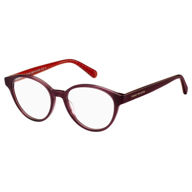 Tommy Hilfiger TH 2007 Burgundy Pattern Red 50/17/140 women Eyewear Frame