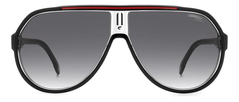 Carrera 1057/S BLACK RED/GREY SHADED 64/11/135 men Sunglasses