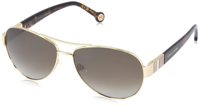 Carolina Herrera Unisex Sunglasses, 000 Rose Gold, 7.25