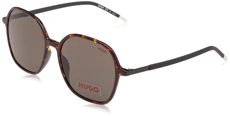 HUGO Women's HG 1236/S Sunglasses, Havana e rosso, 55