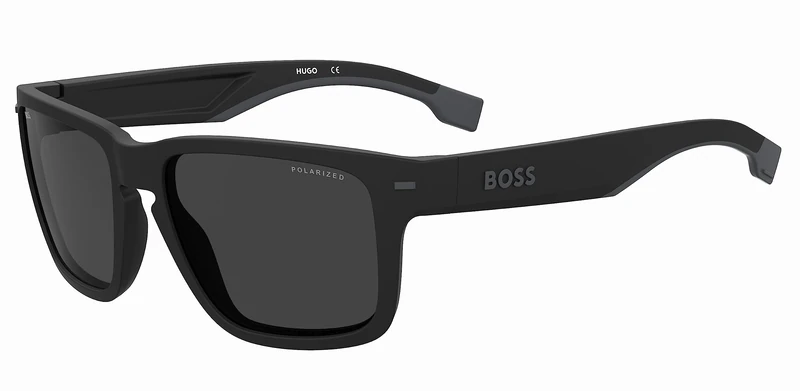 Boss 1497/S MATTE BLACK GREY/DARK GREY 57/18/140 men Sunglasses
