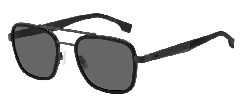 BOSS 1486/S Matte Black/Grey 54/21/145 men Sunglasses