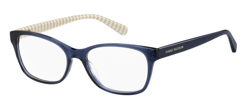 TOMMY HILFIGER TH 2008 46C BLUE PATTERN WHITE 52/16/140 WOMAN Eyewear Frame
