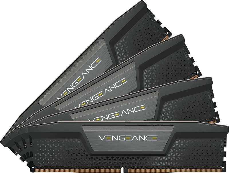 CORSAIR VENGEANCE DDR5 RAM 64GB (4x16GB) 6400MHz CL32 Intel XMP iCUE Compatible Computer Memory - Black (CMK64GX5M4B6400C32)