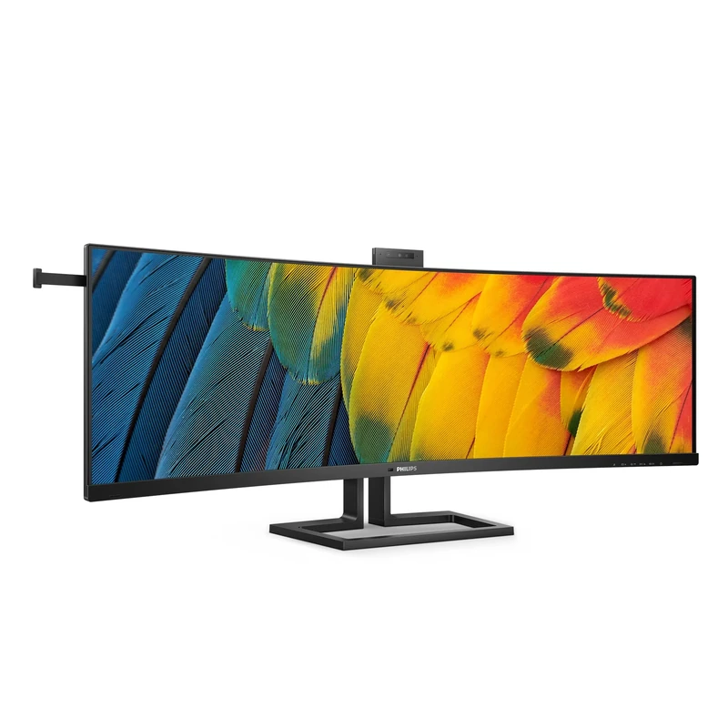 Philips 45B1U6900CH - 45 Inch DQHD Curved Monitor, VA, 75Hz, 4ms, USB-C Docking, Speakers, Height Adjust, HDR400, KVM (5120 x 1440 @ 75Hz HDMI 2.0 / DP 1.4 / USB-C / RJ45)