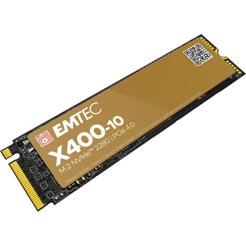 Emtec - X400-10 Power Pro M.2 2280 NVMe Collection Internal Solid State Drive - 4TB, 4TB - ECSSD4TX410 - PCIe Gen4x4-3D NAND - Ideal for Playstation PS5, Gamer, Video Games