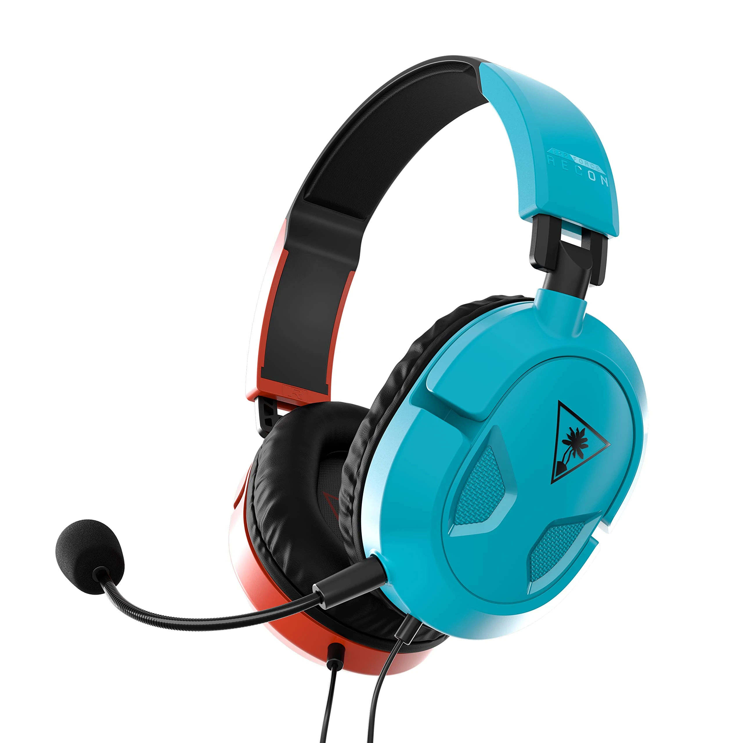 Turtle Beach Recon 50 Red/Blue Gaming Headset for Xbox Series X|S, Xbox One, PS5, PS4, PC & Mobile with 3.5mm Connection