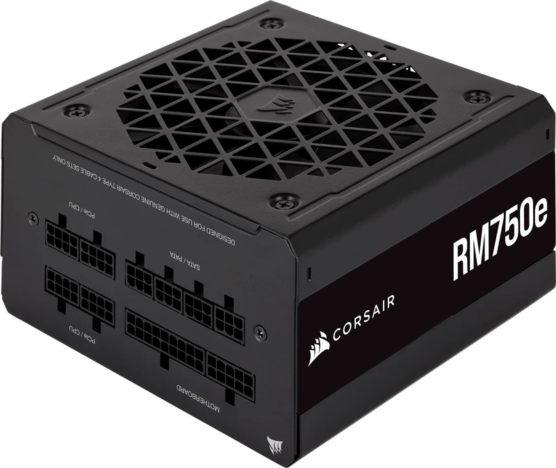 Corsair RM750e (2023) Fully Modular Low Noise ATX Power Supply - ATX 3.0 and PCIe 5.0 Compatible - 105°C Capacitors - 80 Plus Gold Efficiency - Modern Standby Support - Black