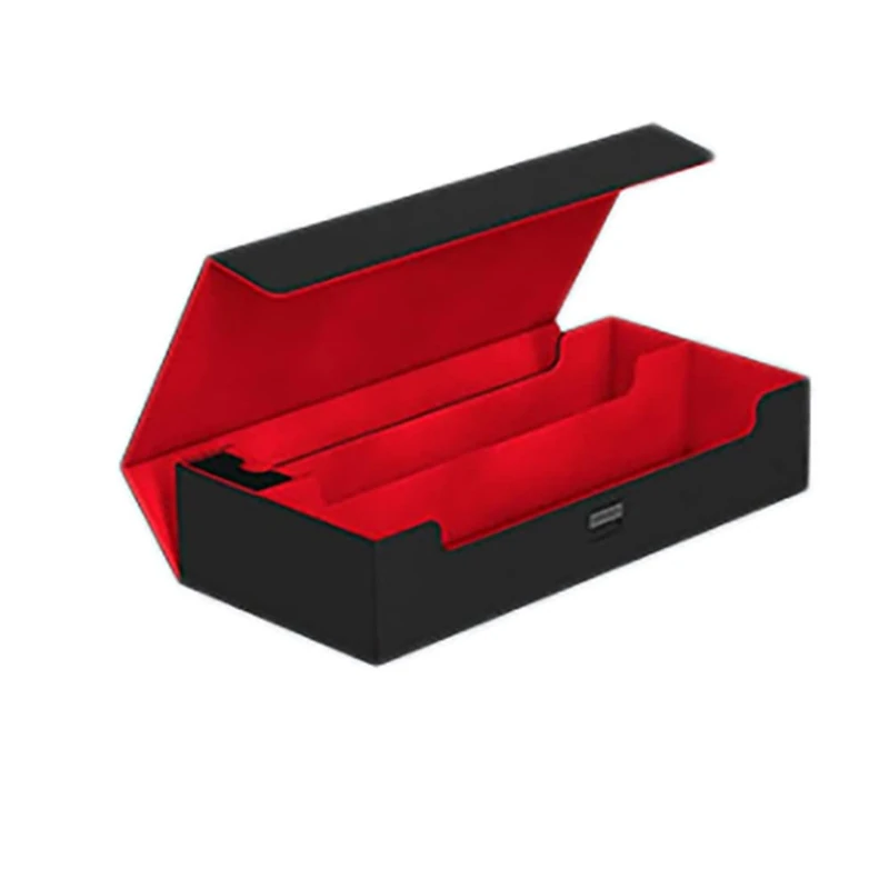Huusuei Large Card Case Deck Box Play Mat and Cube Collector Container Card Box for Storage Storage Dustproof Cards Box for Storage A