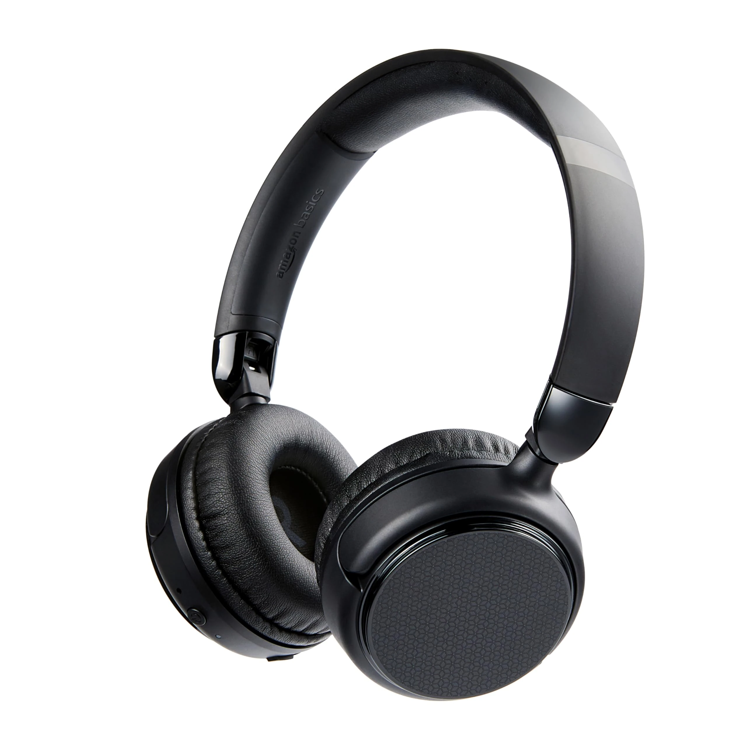 Amazon Basics Bluetooth Wireless On Ear Headphones, 35 Hour Playtime, Black