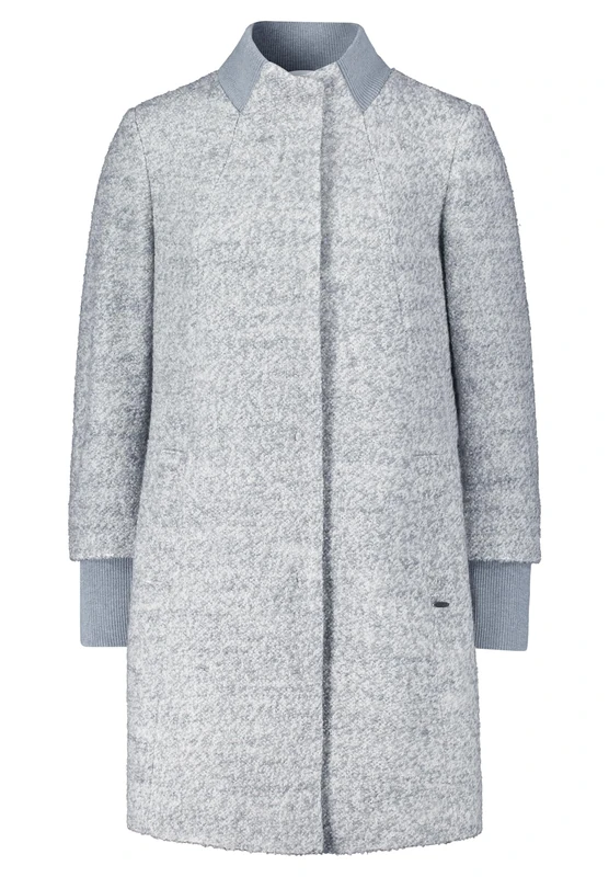 Betty & Co Women's 4300/3299 coat wool, Light Silver Melange,