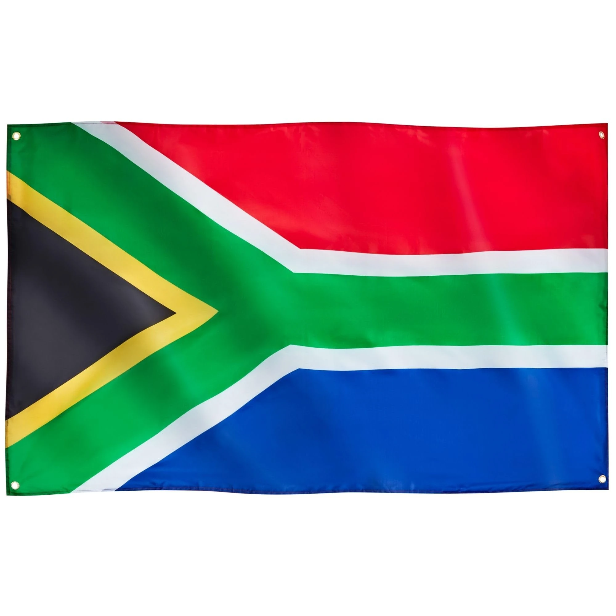 RuneSol South Africa Flag, 91x152cm, (3ft x 5ft) South African Banner, Women’s World Cup, 4 Grommets, Eyelet in Every Corner, Rainbow Nation Flag, SA Flag, Freedom Day, Heritage Day, Inside, Outside
