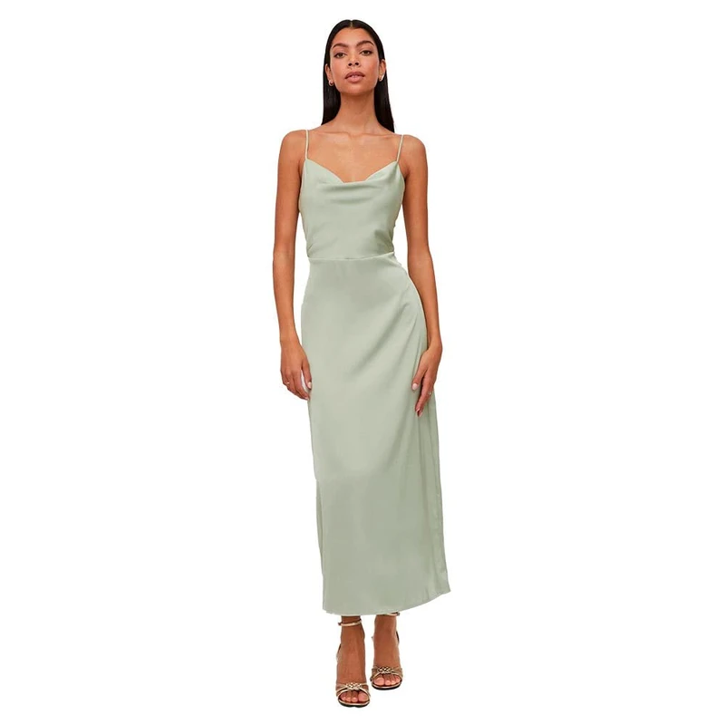Vila VIRAVENNA Strap Ankle Dress - NOOS, Desert Sage, 16