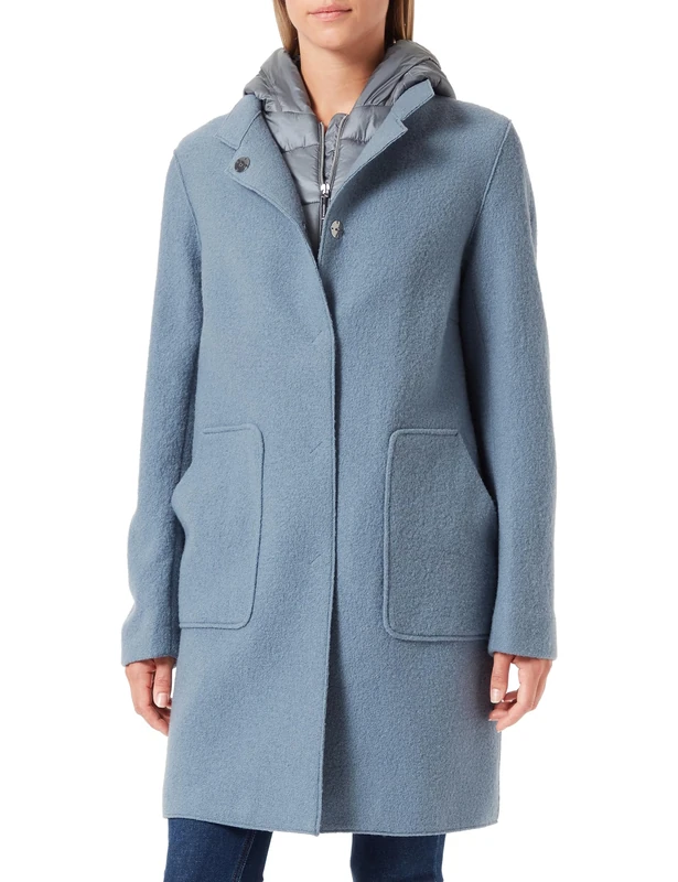 bugatti Women's 461728-44088 Coat, petrol-60, 36