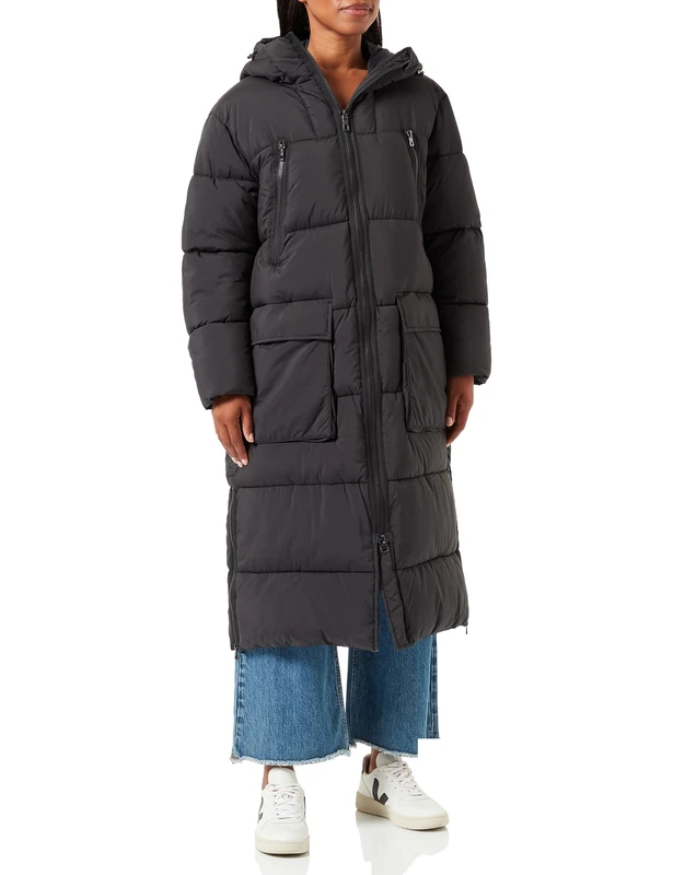 bugatti Women's 461100-41271 Coat, schwarz-50, 42