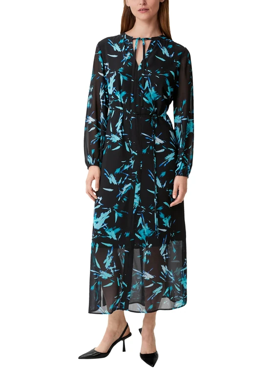 comma Women's 2138392 Dress, 99B4, 6