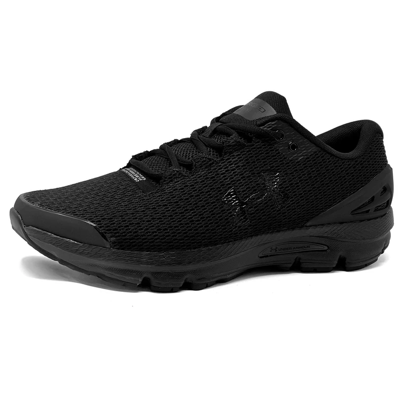 Under Armour Charged Gemini 2020 Mens Running Trainers 3023276 Sneakers Shoes, Black/Black, 8 UK - Image 1