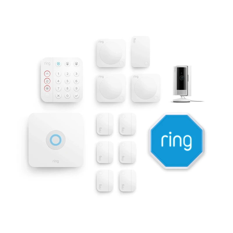 Ring Alarm Pack with Indoor Cam (2nd Gen) + Outdoor Siren - Alexa