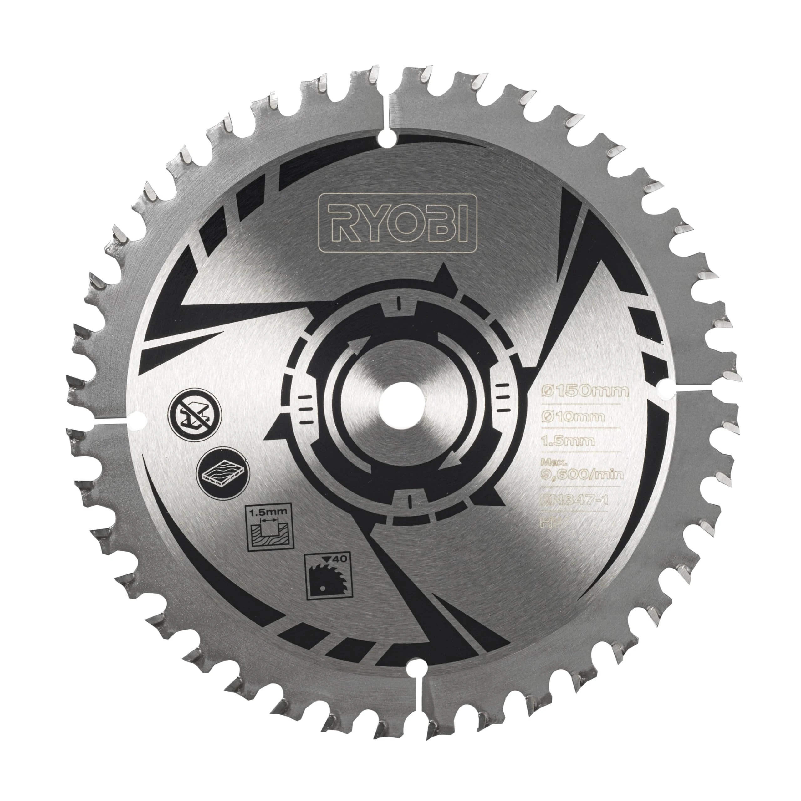 Ryobi CSB150T40 150mm 40T Circular Saw Blade (Single)