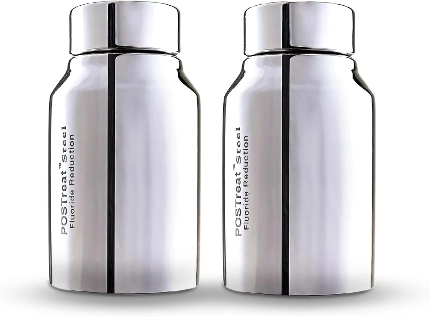 PHOENIX GRAVITY POSTreat Steel Fluoride Reduction Filter Cartridges - 2 AISI 304 Stainless Steel PF-4 Filter Cartridges, Removes >95% of Fluoride, Compatible with Phoenix Smart Carbon Cartridges