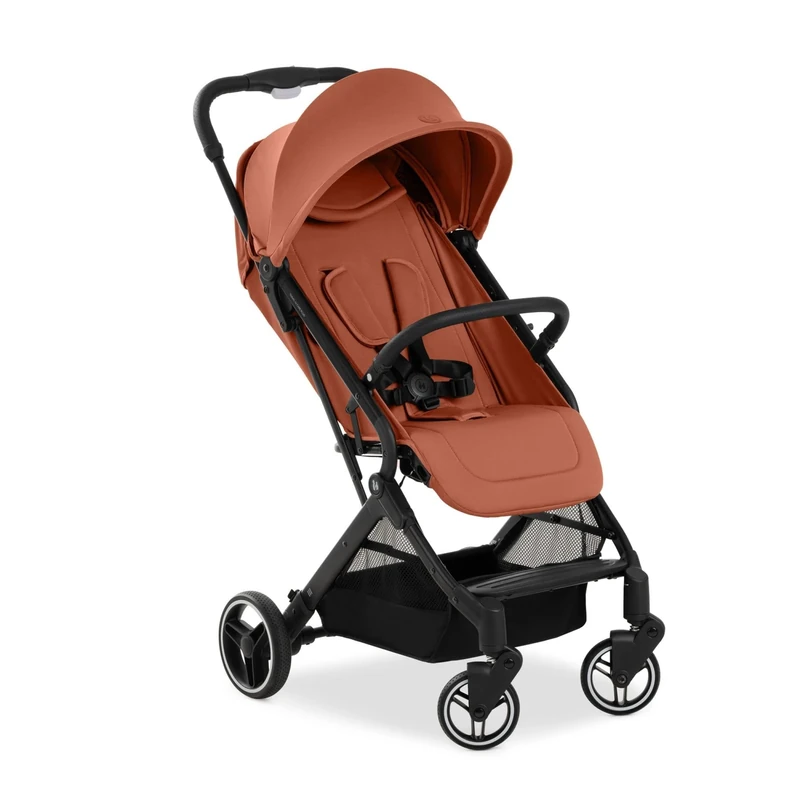 Hauck Travel N Care Plus Stroller, Cork - Lightweight Pushchair (only 7.4kg), 25kg Load, Suspension, Compact & Foldable, UPF 50+ Fully Extendable Hoodwith, Raincover