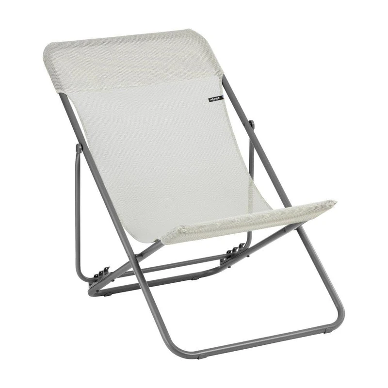 Lafuma Deckchair Maxi Transat Seigle II Folding Lounger