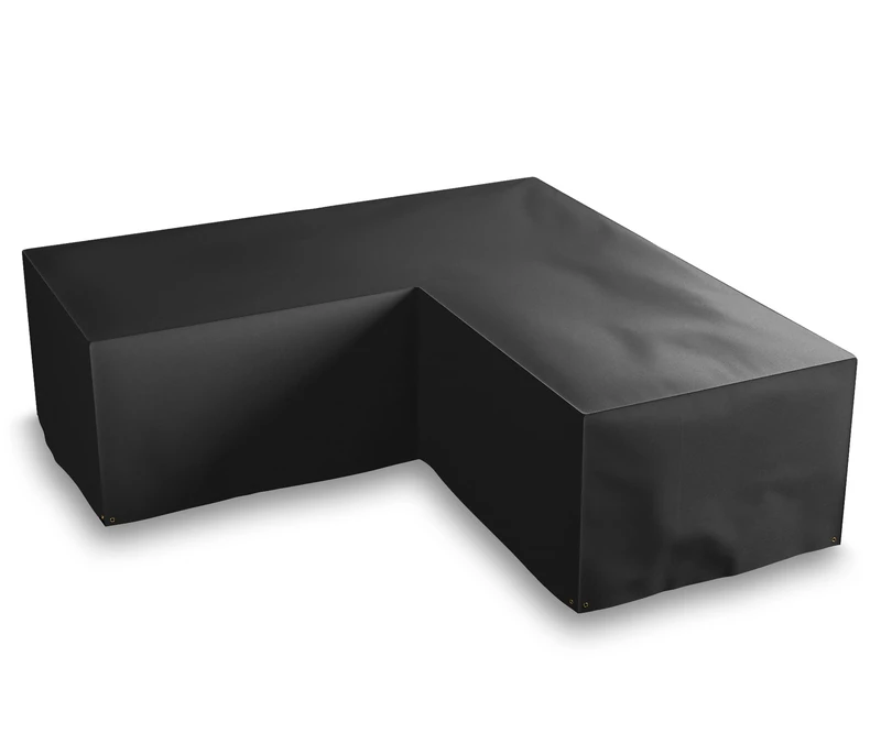 Bosmere All-Weather Modular L Shaped Sofa Cover , 100% Waterproof, UV Protected, Heavy Duty 600D Oxford Fabric, L250 W250 H78cm, 6AM666C