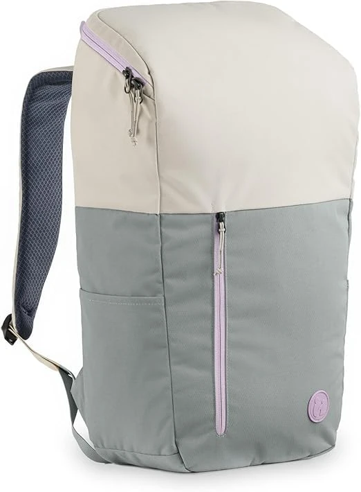 Hauck Pack N Walk, Beige Sage - Changing Backpack and Changing Bag 22 Litres with Inner Pockets, Outer Compartments, Adjustable Straps and Chest Strap - Backpack for Men and Women