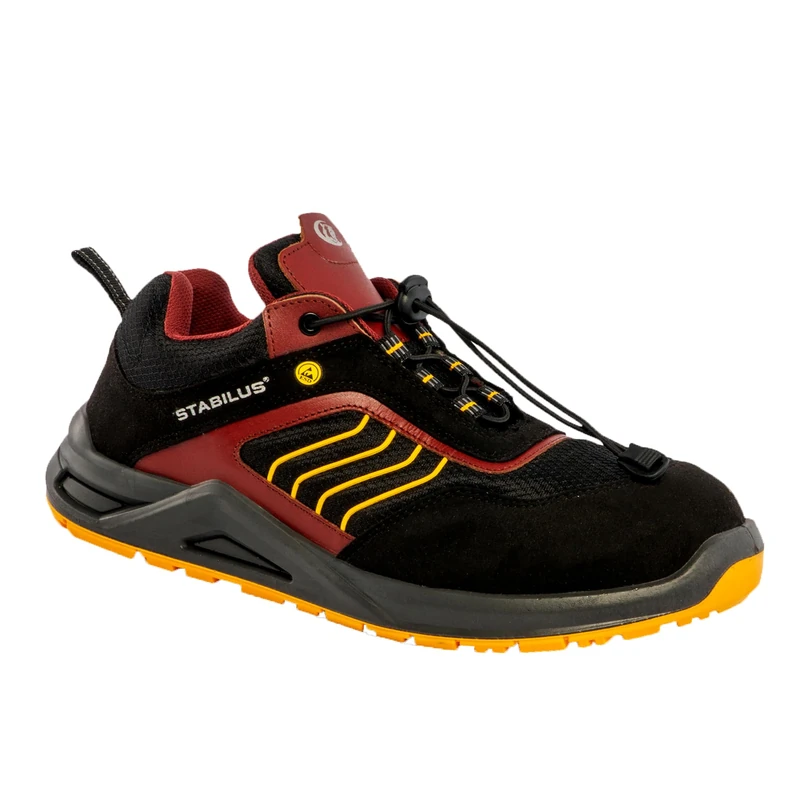 Stabilus Unisex Rudi Low S1ps Industrial Shoe, Black Yellow, 10.5 UK - Image 1