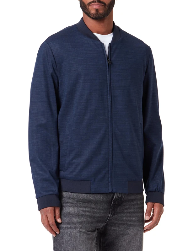 s.Oliver Men's Blouson, Blue, XXL