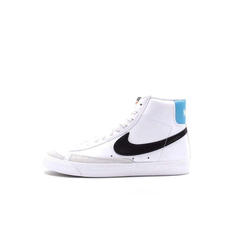 NIKE BQ6806-121 Blazer Mid '77 Vintage Men White/Black-Blue Lightning-White UK 6