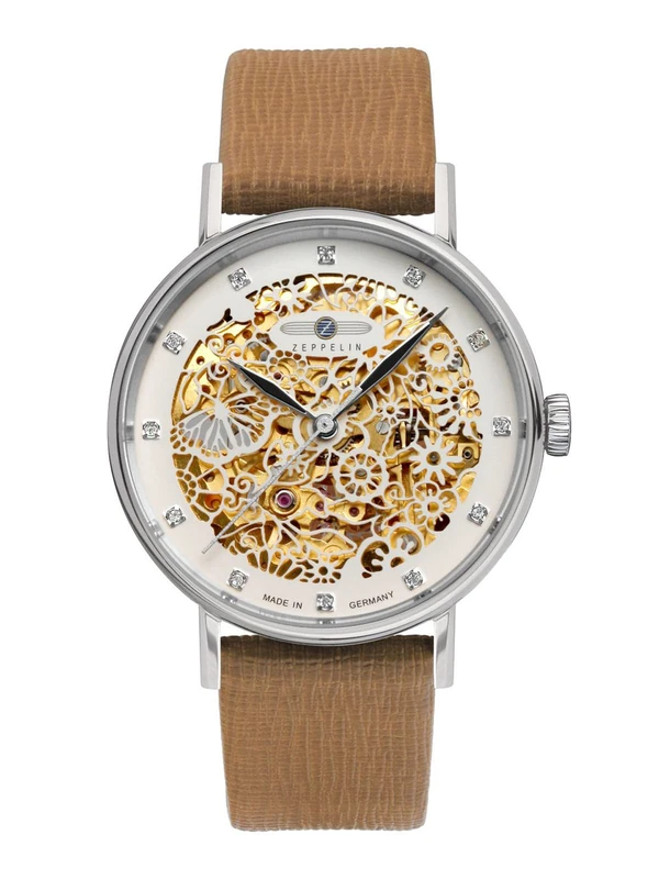 Zeppelin Princess of The Sky Womens Analogue Automatic Watch with Leather Bracelet 7461-5 - Image 1