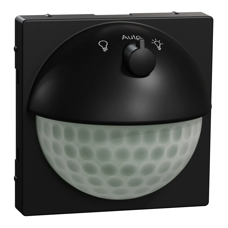 Merten - Argus 180 UP sensor module with switch, for System M motion sensor for indoor use with creep protection, 1.1 m, MEG5711-0403, matte black