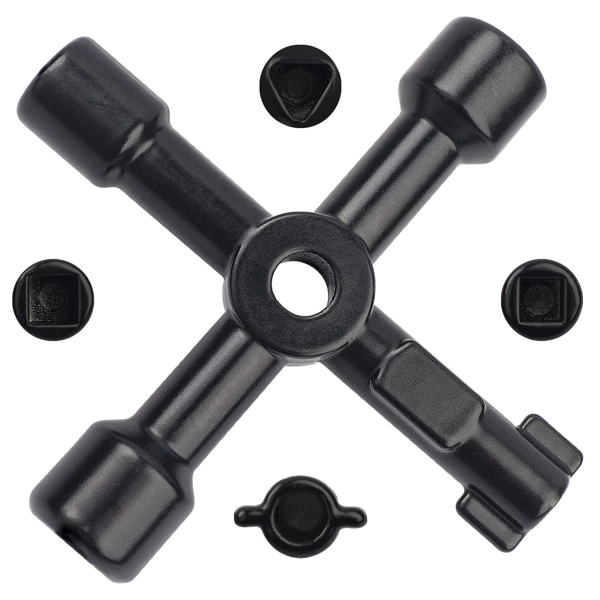 4-in-1 Heavy Duty Utility Key, Gas Meter Box Key, Electric Box Key, Gas Box Key, Radiator Key